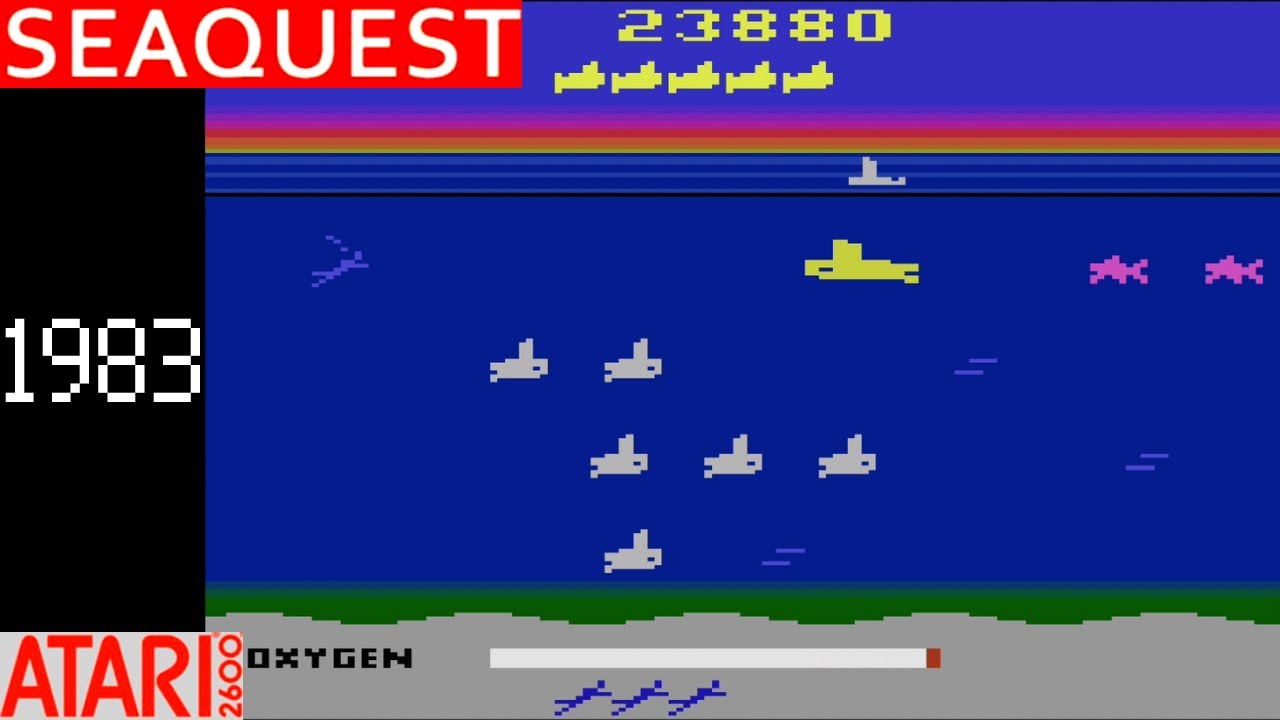 Seaquest - Atari 2600 - (1983) - Activision - Retro Nostalgia