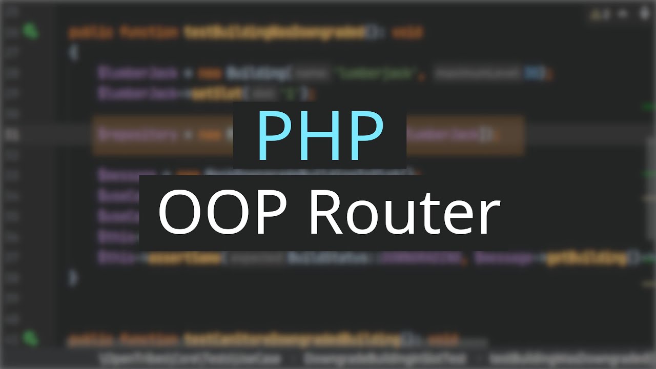 PHP OOP Router für dein eigenes Framework| SEO URLs  mit PHP umsetzen