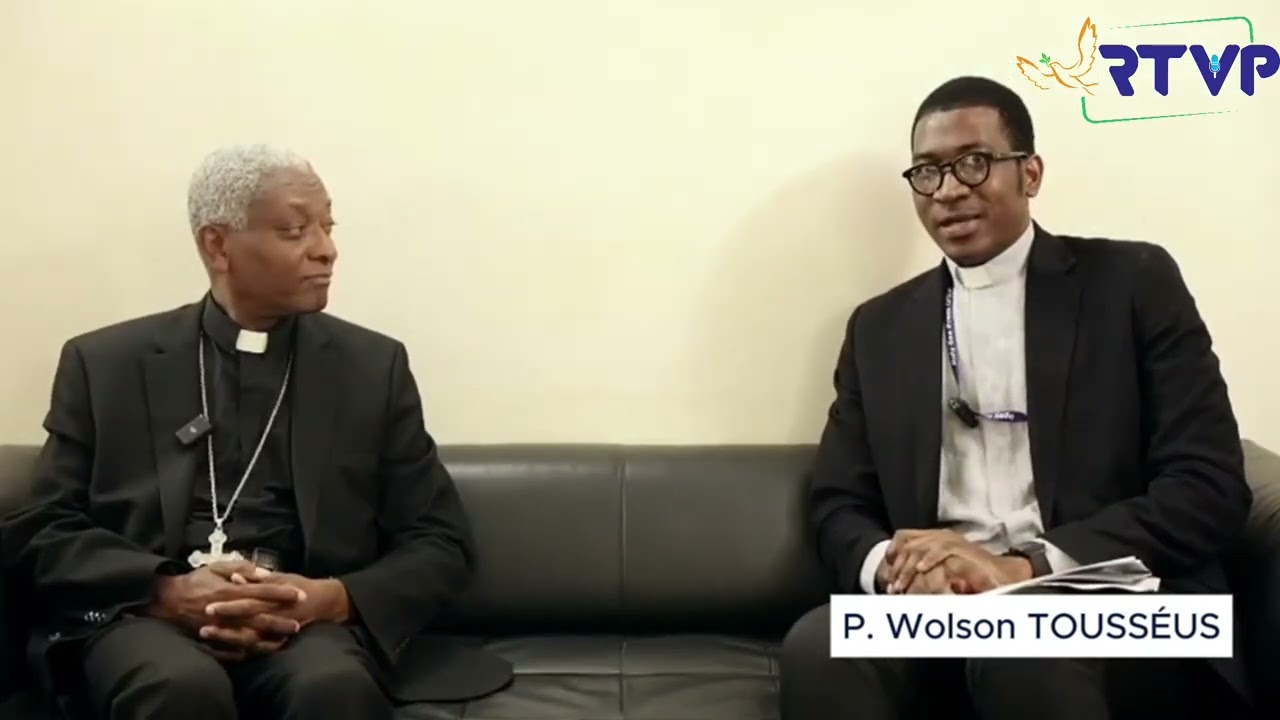 Entrevue avec Son Eminence le Cardinal Chibly Langlois depuis a` Rome