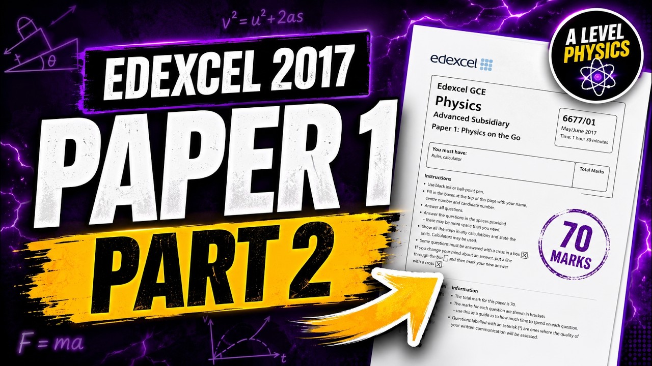 2017 Edexcel paper 1 part 2