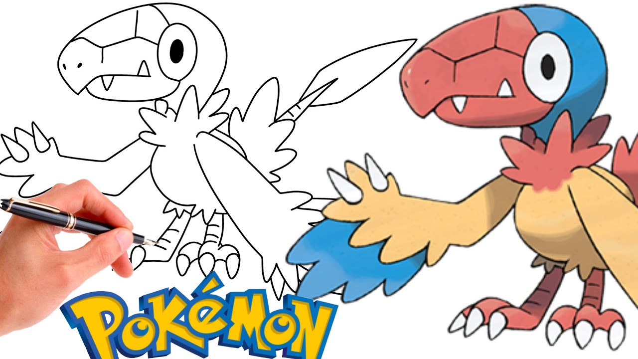 How To Draw ARCHEN POKEMON #566 | Generation 5