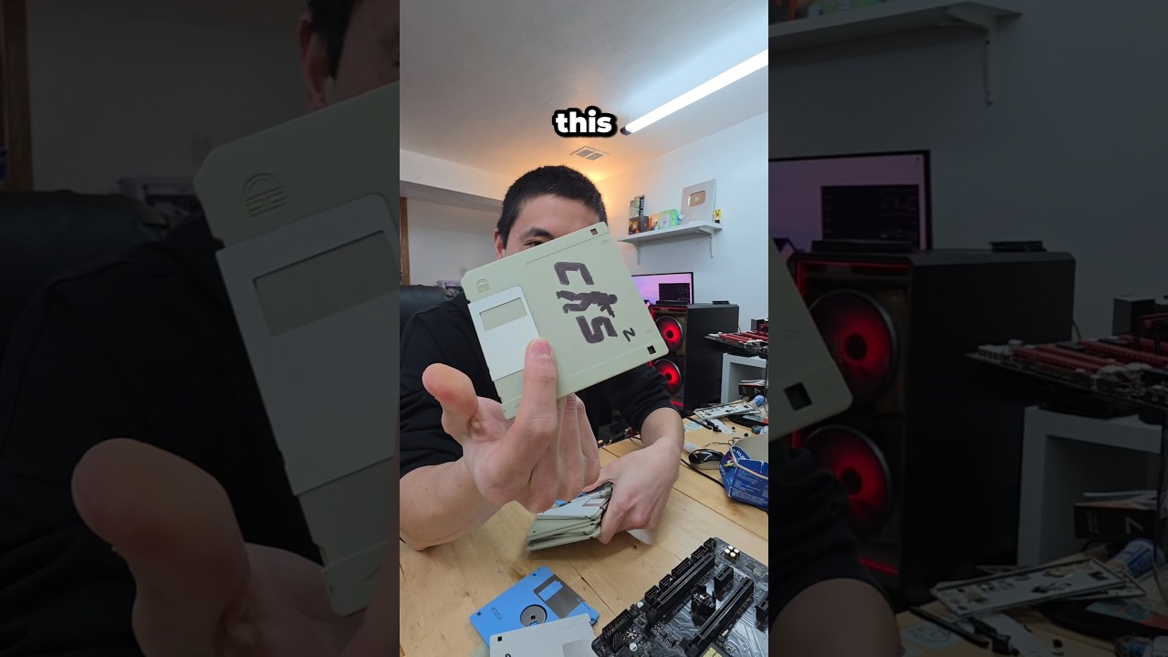 Используем дискеты для запуска современных видеоигр 🤯