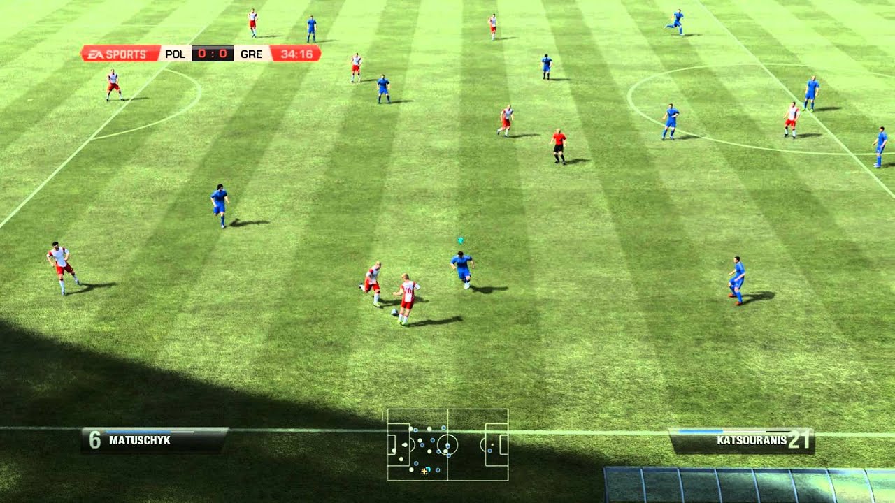 FIFA 12 - Poland vs Greece UEFA EURO 2012