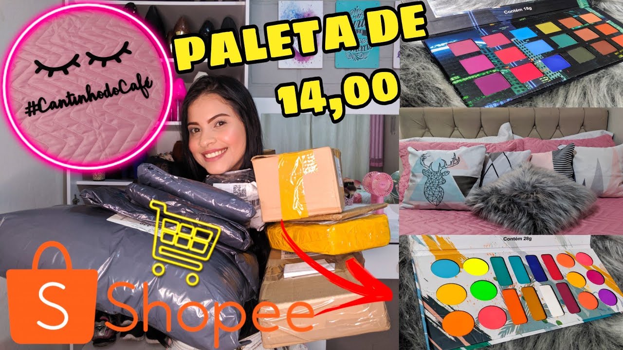 COMPRINHAS NA SHOPEE 🛒 / PRIMEIRA VEZ+ MUITA COISA LINDA 😍 #mepatrocinashopee #shopeebrasil #shopee