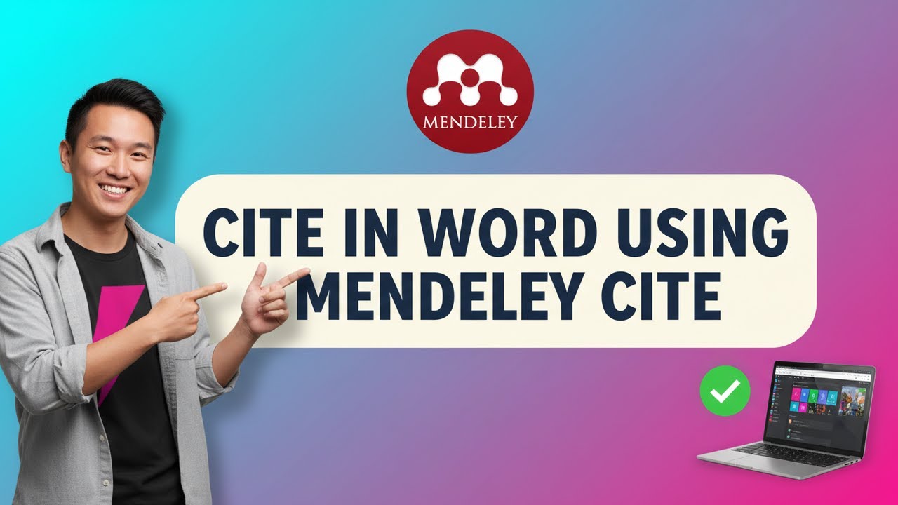 How to CITE in Word Using Mendeley Cite (Step by Step)