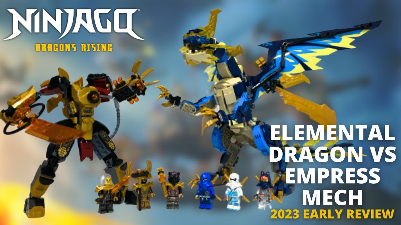 LEGO Elemental Dragon vs Empress Mech &mdash; РАННИЙ обзор набора Ninjago Dragons Rising!