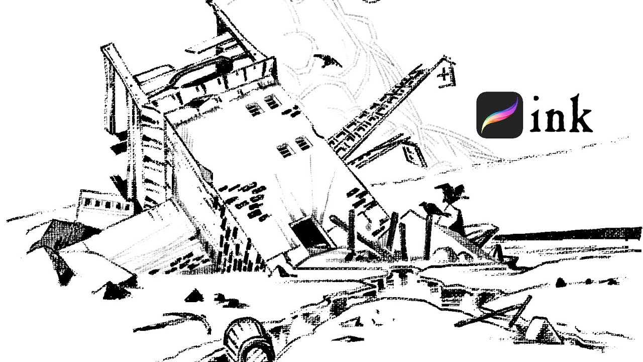 Let's Ink 3 Fantasy Environments in Procreate!