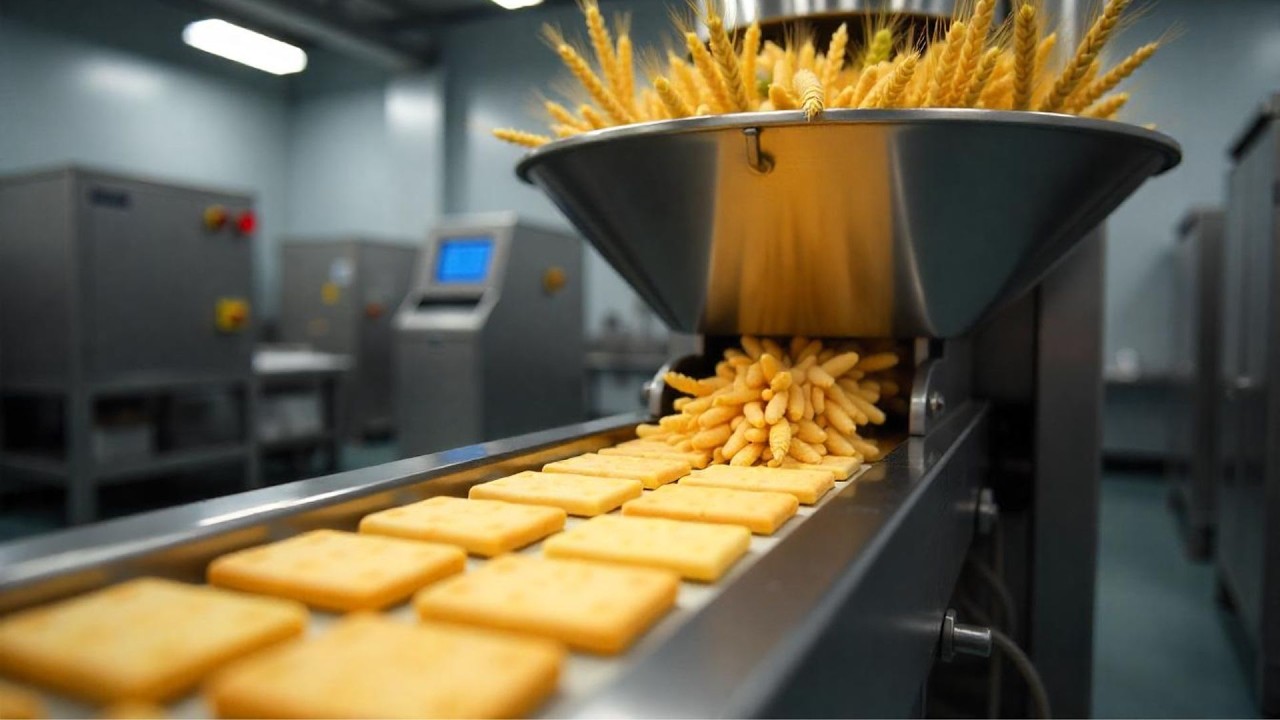 CÓMO se HACEN las GALLETAS DE SODA A PARTIR DE TRIGO🍪