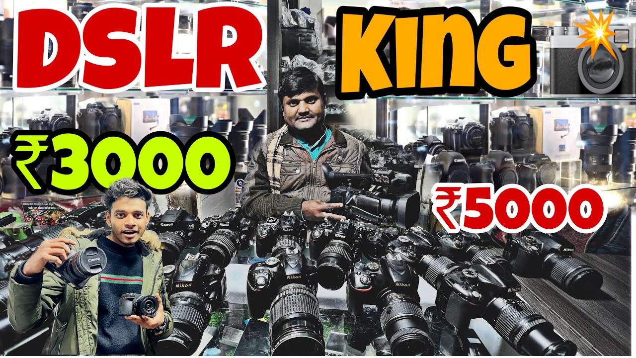 Delhi camera Mrket 2025, | मात्र ₹3000 में ले जाओ 📸 DSLR,Gopro Dji Drone | Camera Market In Delhi ||
