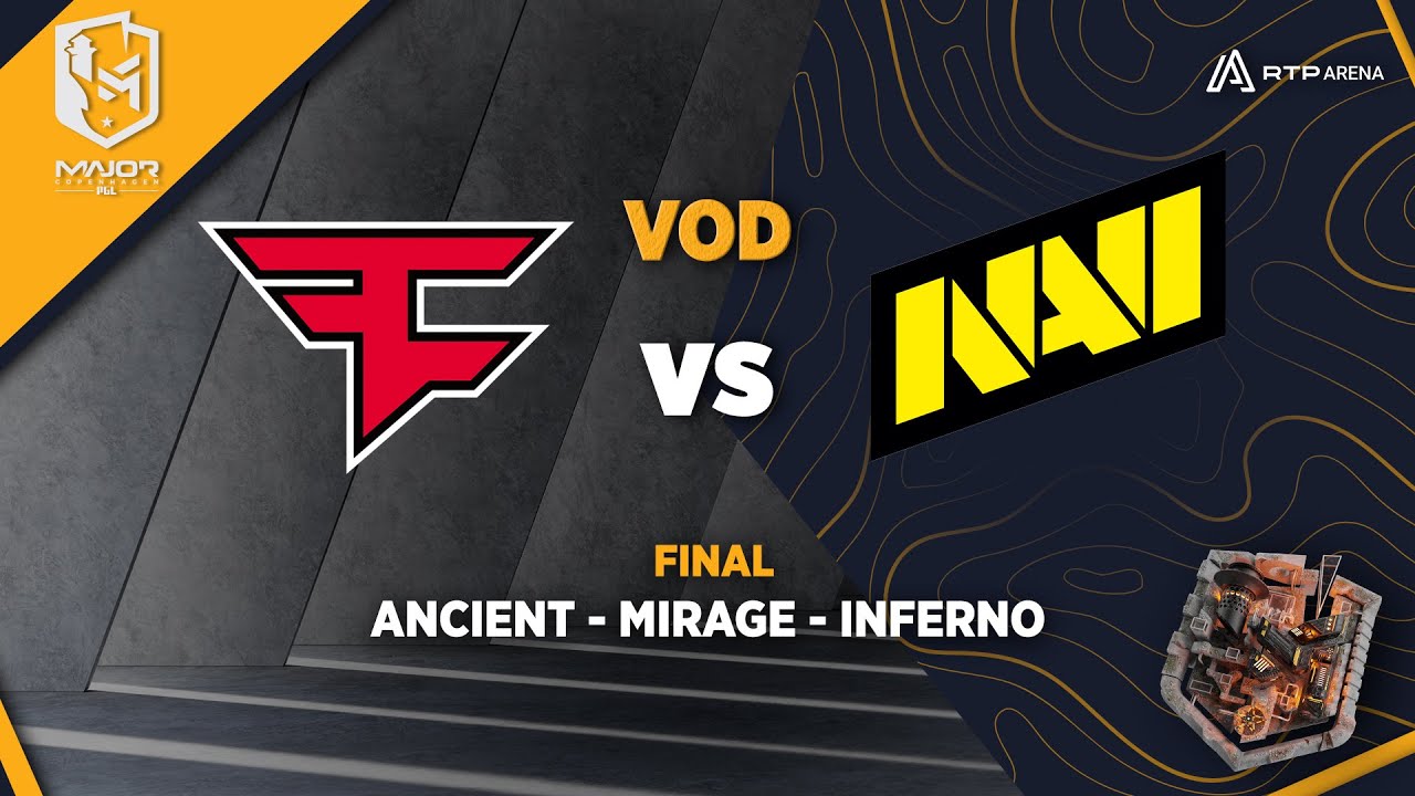 FaZe vs. NAVI 🔥 Grande Final do PGL Major Copenhagen 2024 (VOD)
