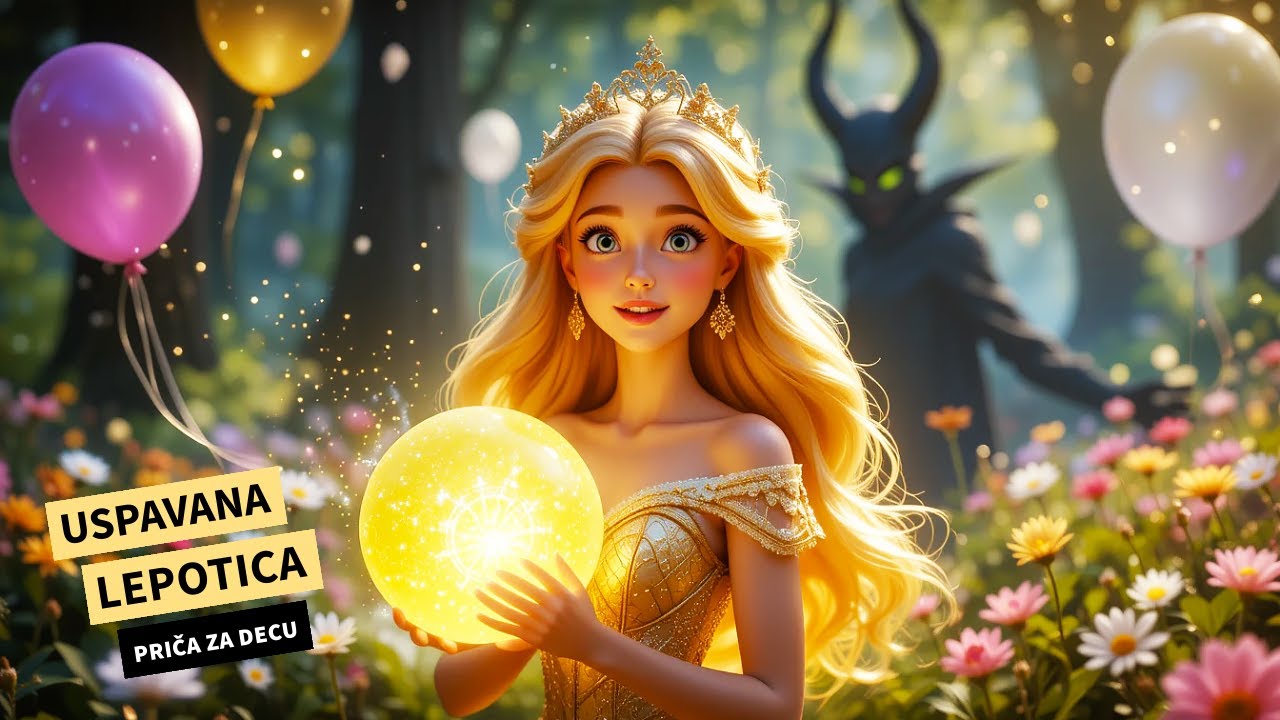 Uspavana lepotica - Trnova Ruzica - crtani film na srpskom - bajke i price za decu