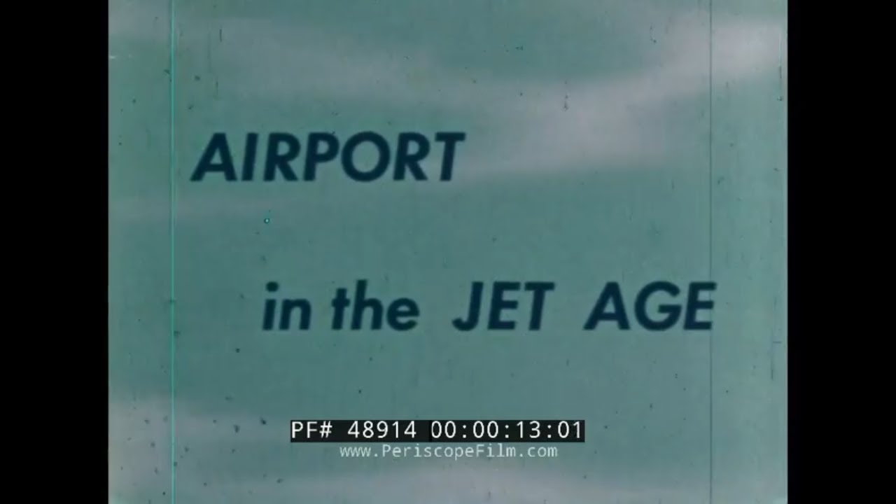AIRPORT IN THE JET AGE   LAX WORLD AIRPORT   1960s EDUCATIONAL FILM 48914