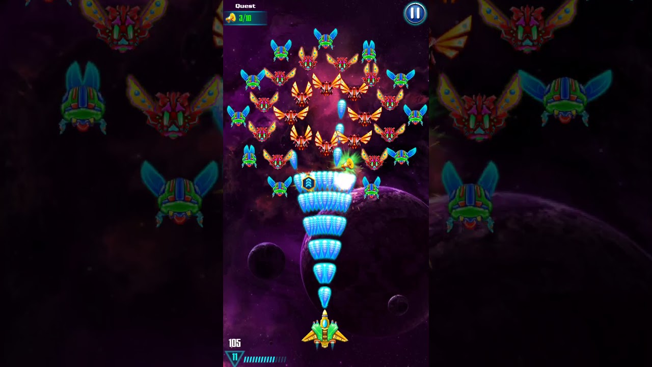 Alien Shooter Level 55 Medium | Galaxy Attack | Space Shooting Games | шутер с пришельцами