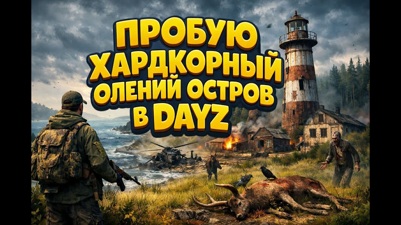 🔴 LIVE | ПРОБУЮ ХАРДКОРНЫЙ ОЛЕНИЙ ОСТРОВ В DAYZ #dayz #survival #live