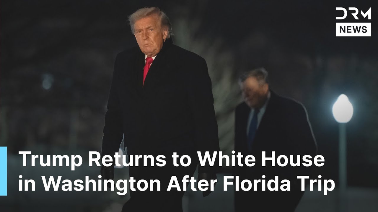 BREAKING NEWS: U.S. President Donald Trump Returns to White House After Florida Trip | AC1B