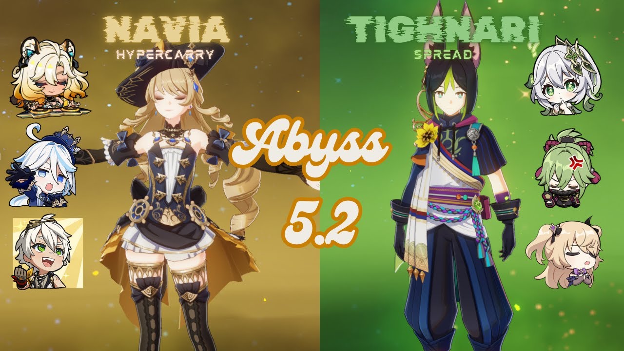 Abyss 5.2 | Navia hypercarry & Tighnari spread