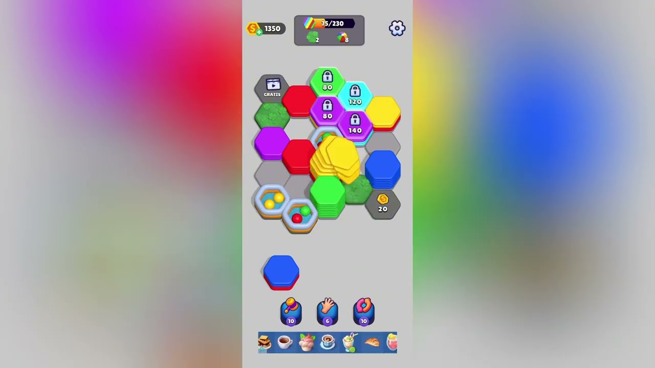 Hexa sort Level 284 Solution Walkthrough 
