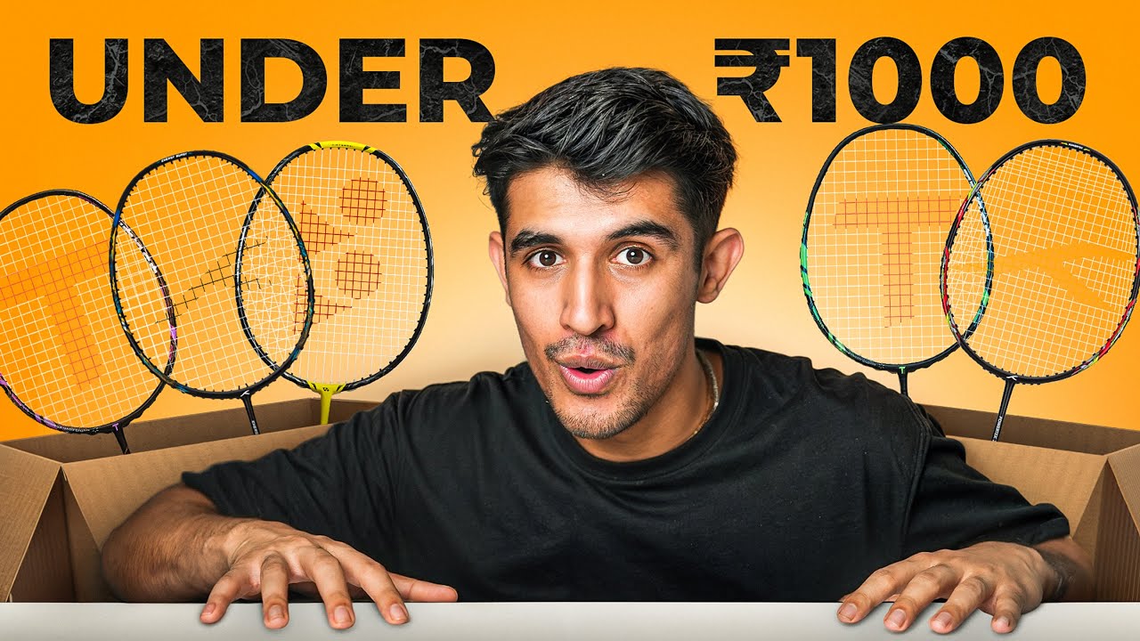 Top 5 rackets under ₹1000 in 2025 !