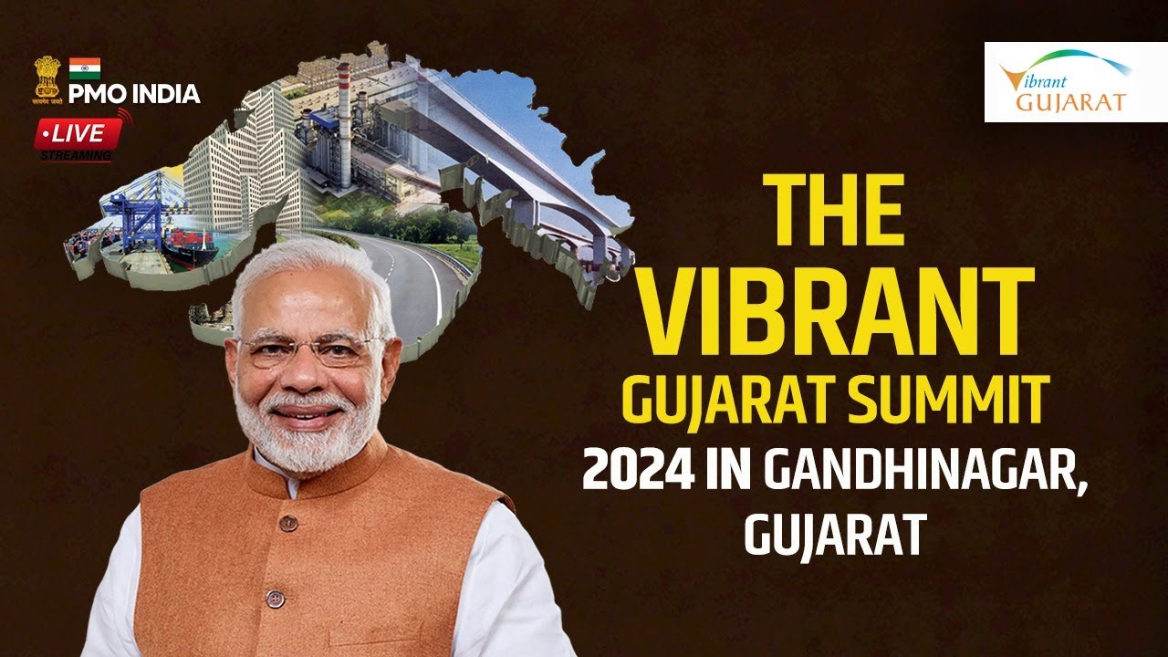 PM Modi inaugurates the Vibrant Gujarat Summit 2024 in Gandhinagar, Gujarat