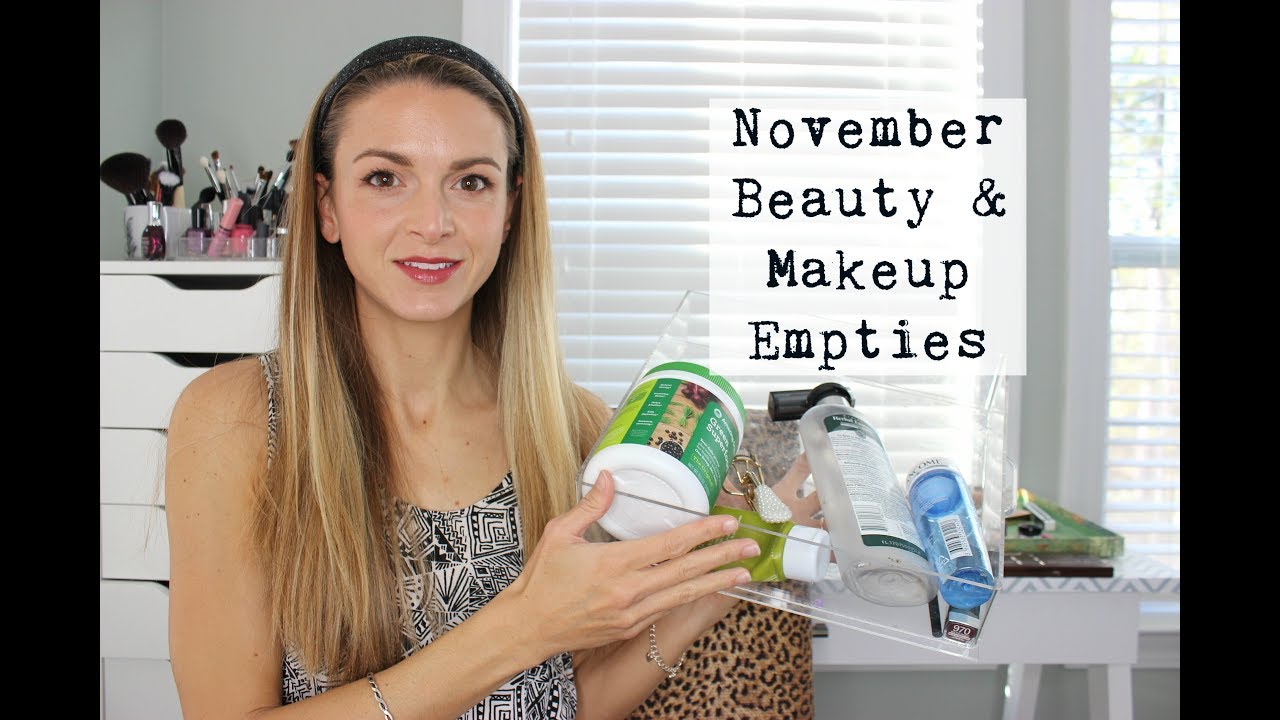 November Beauty Empties 2017