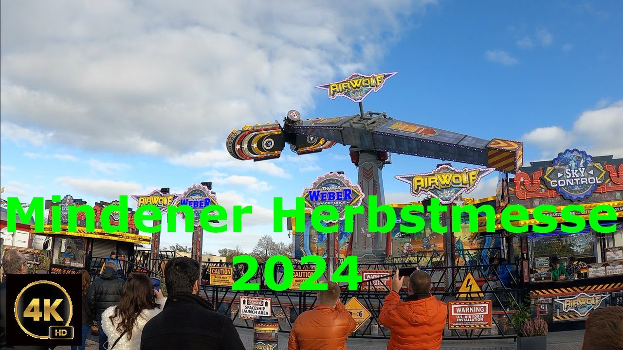 Mindener 🎡Herbstmesse 2024. 4K