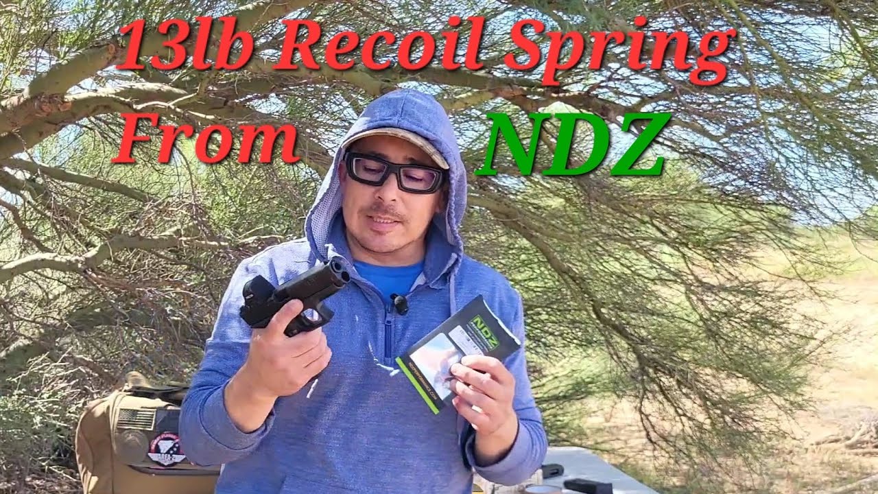 Delete Recoil in Glock 47 with NDZ 13lb Recoil Spring