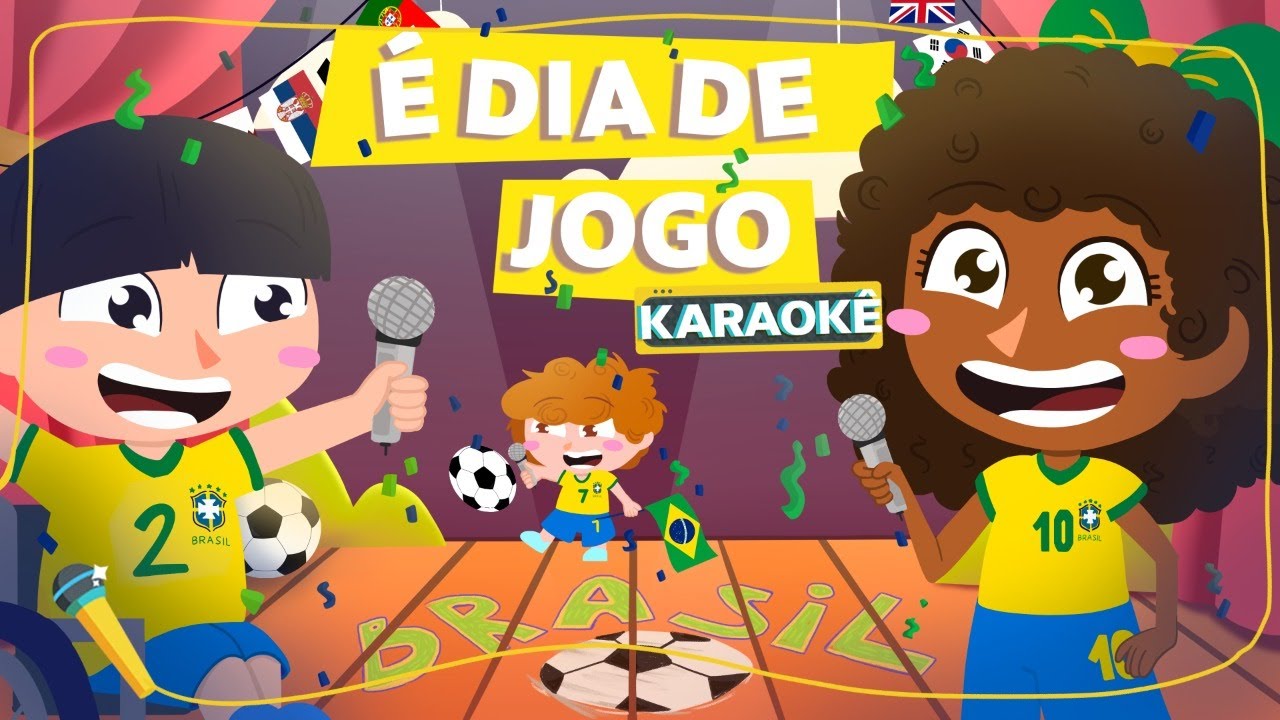 Educadinho - KARAOKÊ DO EDUCADINHO - É DIA DE JOGO - MÚSICA INFANTIL