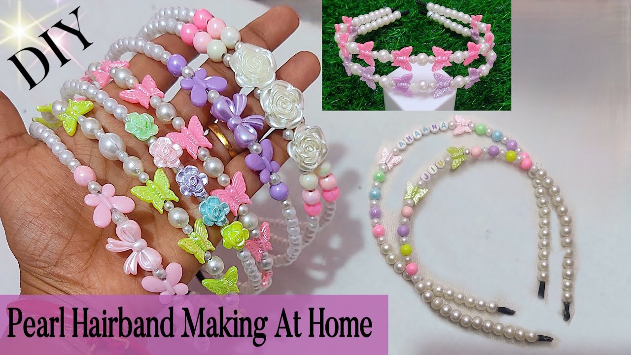 Trending Small Business Ideas | Hairband Making At Home #diyaccessories #youtubevideos #trending