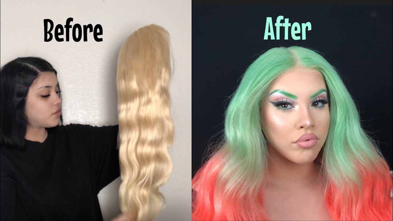 How to dye a blonde wig | YGwigs