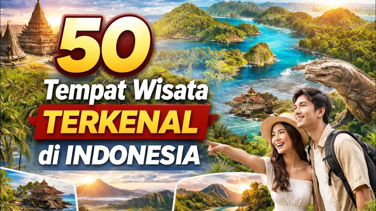 50 Tempat Wisata Paling Terkenal di Indonesia 🇮🇩 @FaktaX-h3s 