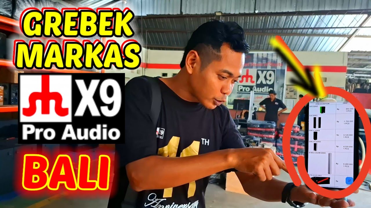 ISTIMEWA🔥GREBEK MARKAS X9 PRO AUDIO BALI BARENG CAK DODOT, ADA MINIATUR LINE ARRAY TERKECIL