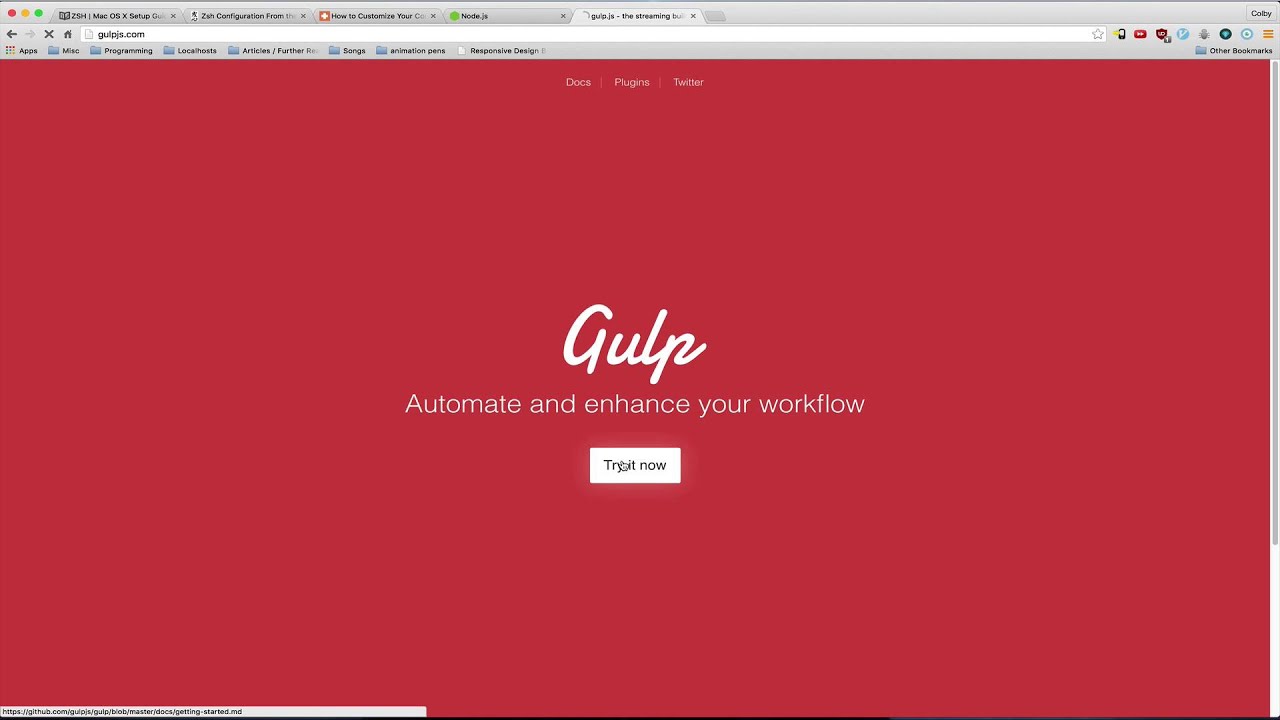 How to set up a local coding workflow for web development