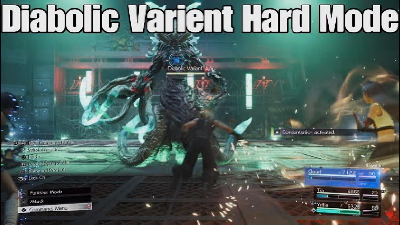 Final Fantasy 7 Rebirth - Diabolic Varient Hard Mode Fight - Is this really a boss? Lol