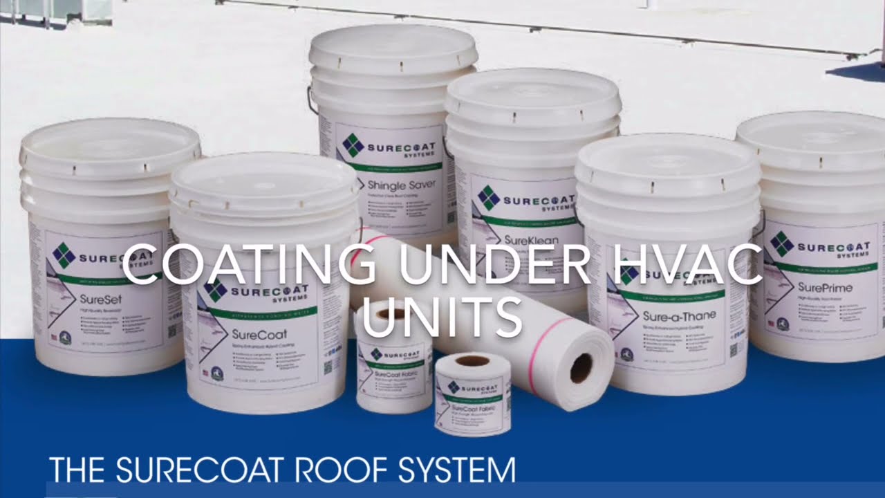 Easy Tricks for coating under HVAC Units without disturbing building occupants.