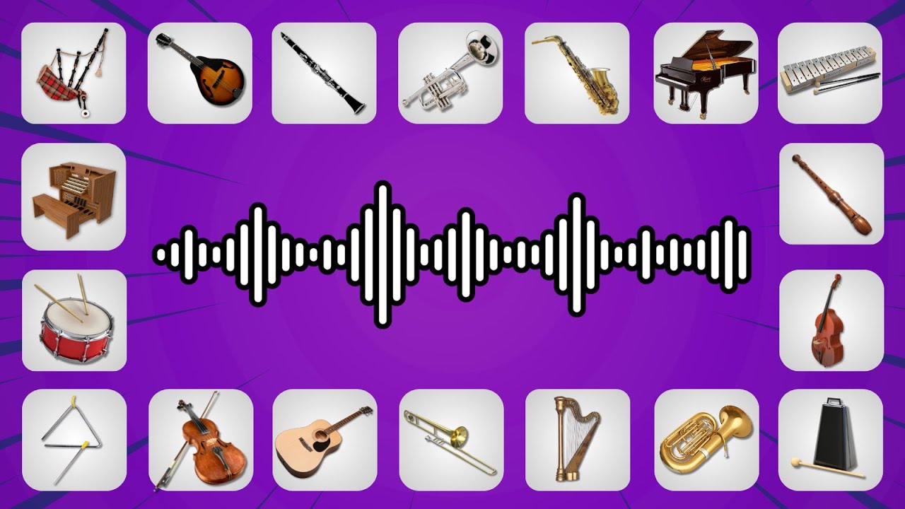 Indovina il suono | Quiz sugli strumenti musicali | Suoni degli strumenti