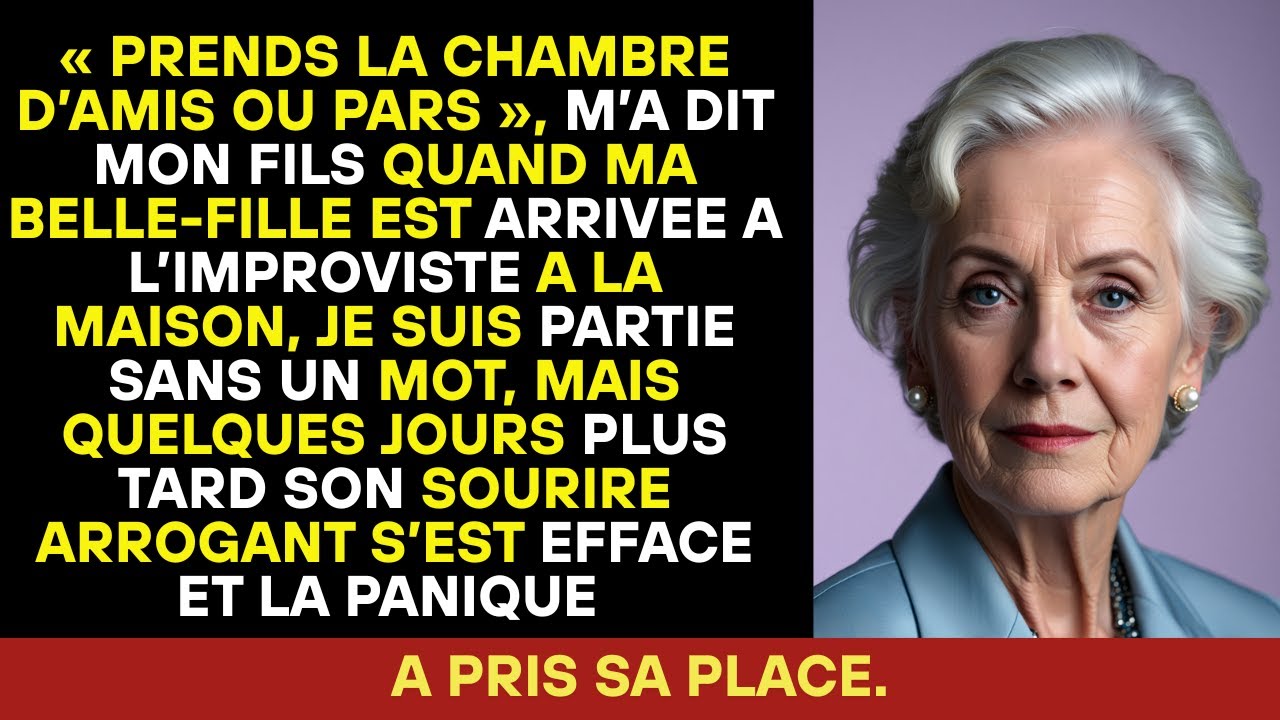 Ma belle-fille a demandé du soutien familial. Mon fils m’a chassée, mais la panique les rattrapa.