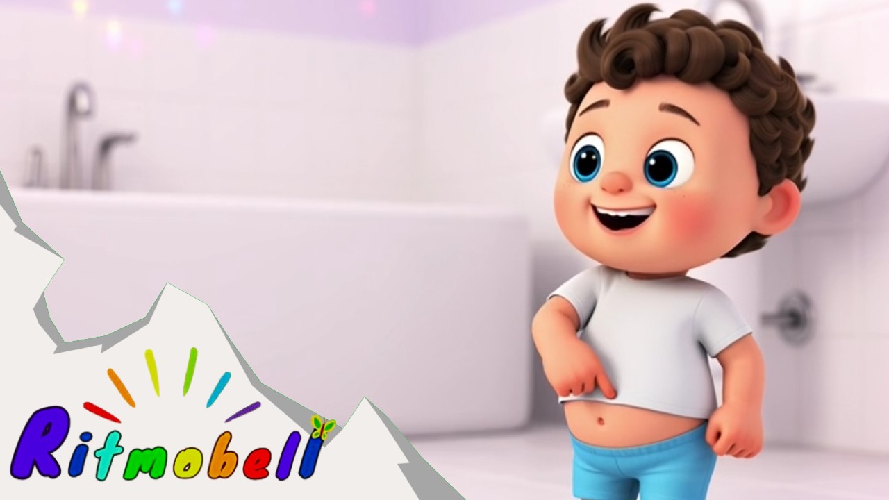 Belly Button Bath Time | Ritmobell Nursery Rhymes