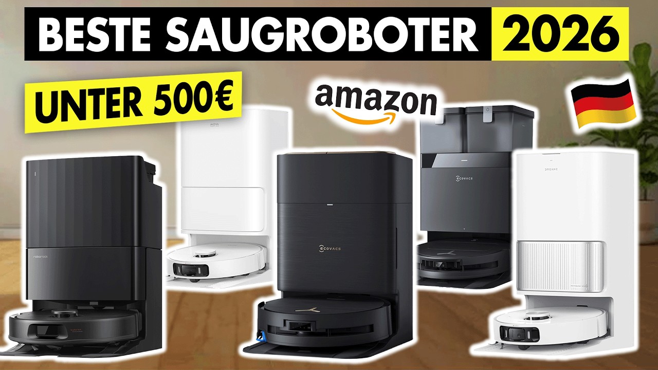 GÜNSTIG aber GUT! ► Top 5 Beste Saugroboter unter 500€! 🔥 Test Vergleich 2026