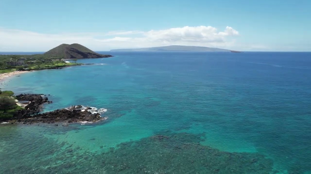 Relaxing Maluaka Beach 4K Footage Maui, Hawaii