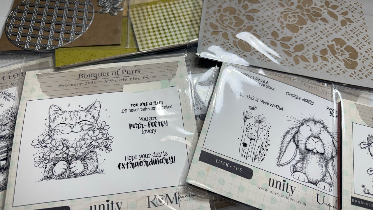 Unity Stamp Co Haul-Cute Spring Stamps and Happy Mail 