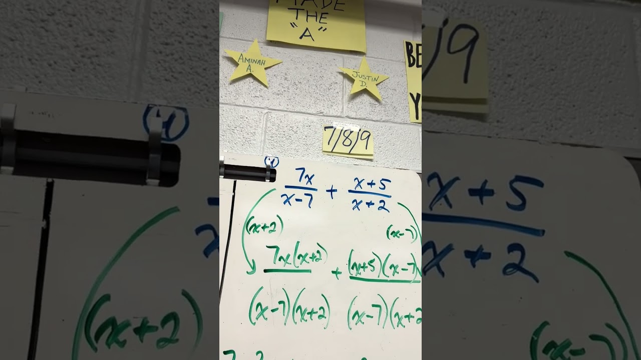 Add/Subtract Rational Expressions 2