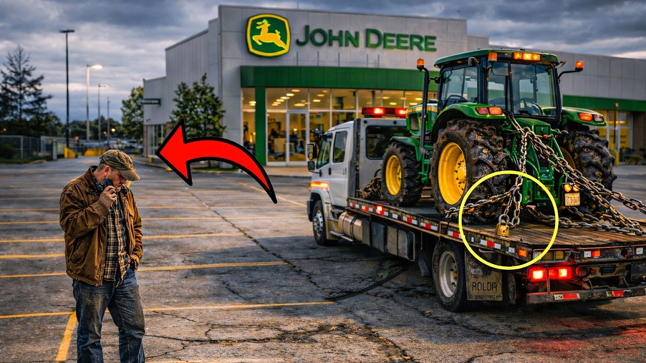 John Deere Locked His Tractor — By Morning, Their Lot Was Empty