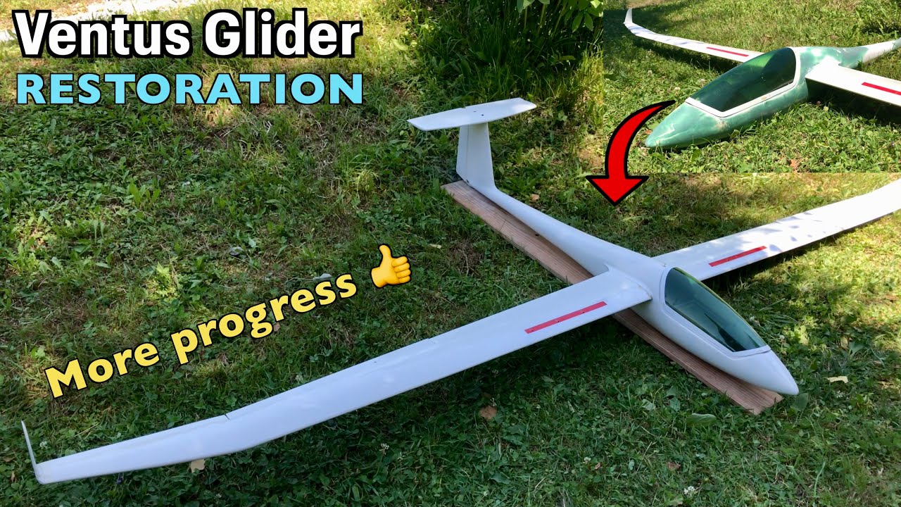Ventus RC Glider Rebuild VLOG #2 🇸🇮