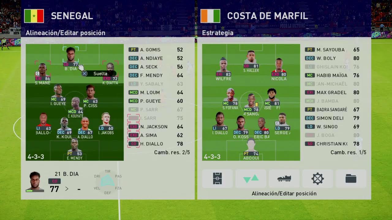 Senegal vs Ivory Coast - CAF Playoffs Confederations Cup 2026