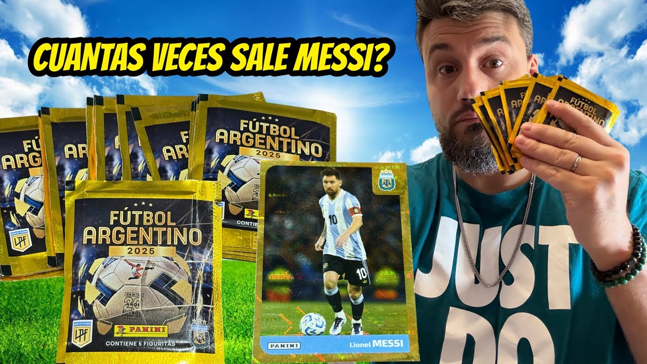 &iquest;Cu&aacute;ntos sobres necesito para llenar el &aacute;lbum de Futbol Argentino 2025?
