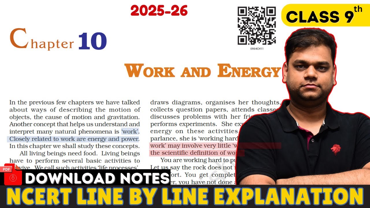 Class 9 : Work and Energy | Full Chapter