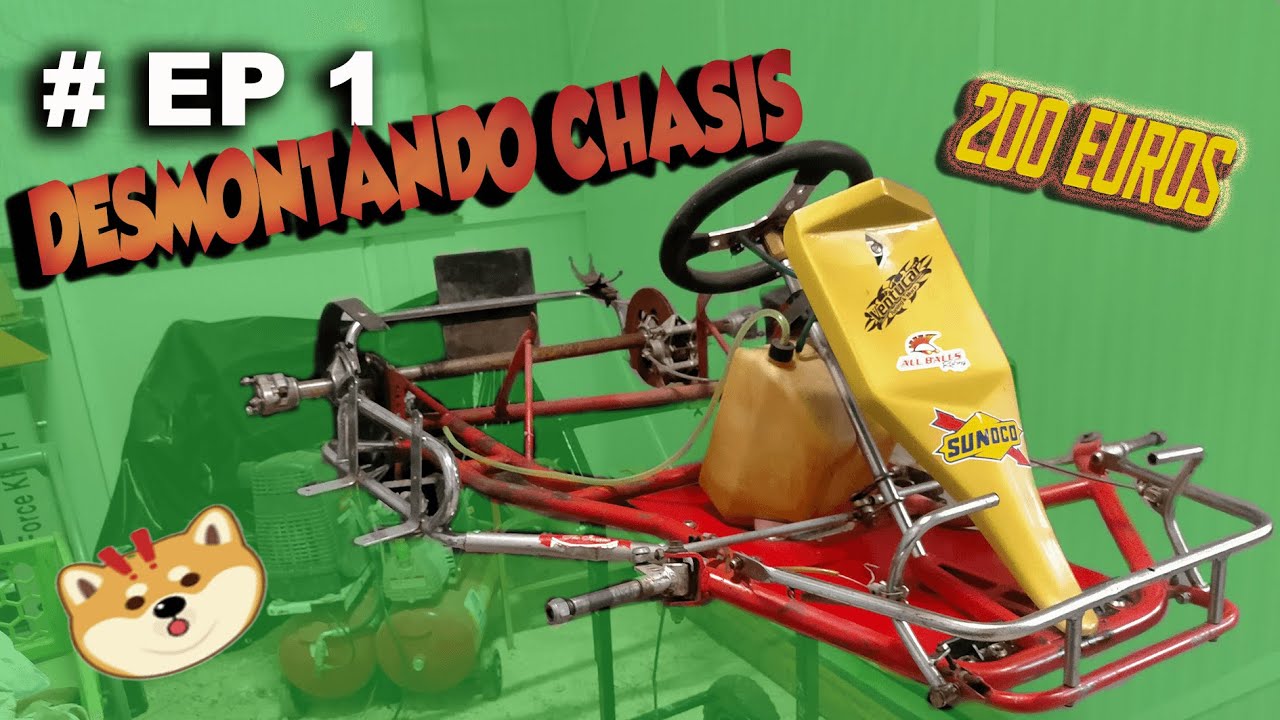 ✅Restauracion Kart 100cc !!  #EP1 desmontando CHASIS CRG 🇮🇹 MOTOR YAMAHA 100cc 🇯🇵