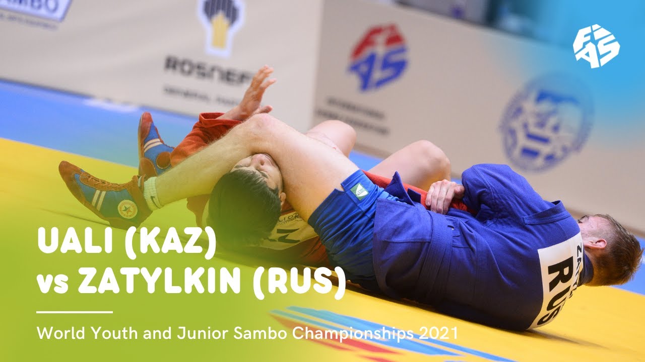 UALI (KAZ) vs ZATYLKIN (RUS). Juniors (M) 79 kg. World Youth&Junior Sambo Championships 2021
