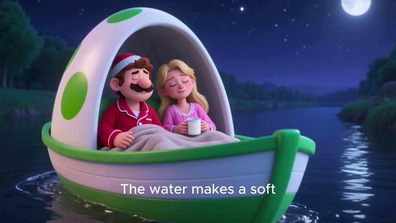 Super Mario Bedtime Story 💫 Sleep with Mario & Princess Peach (Relaxing Kids Story)