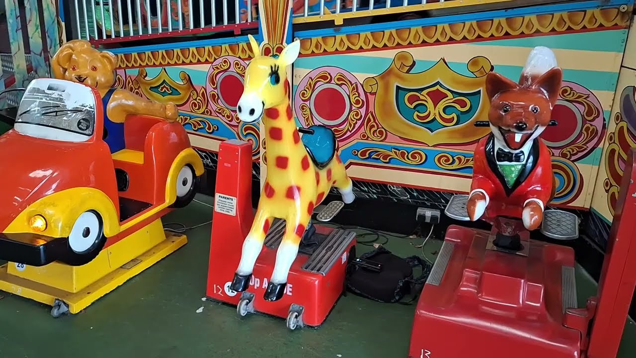 1990s R.G. Mitchell Jerry The Giraffe Coin Operated Ride